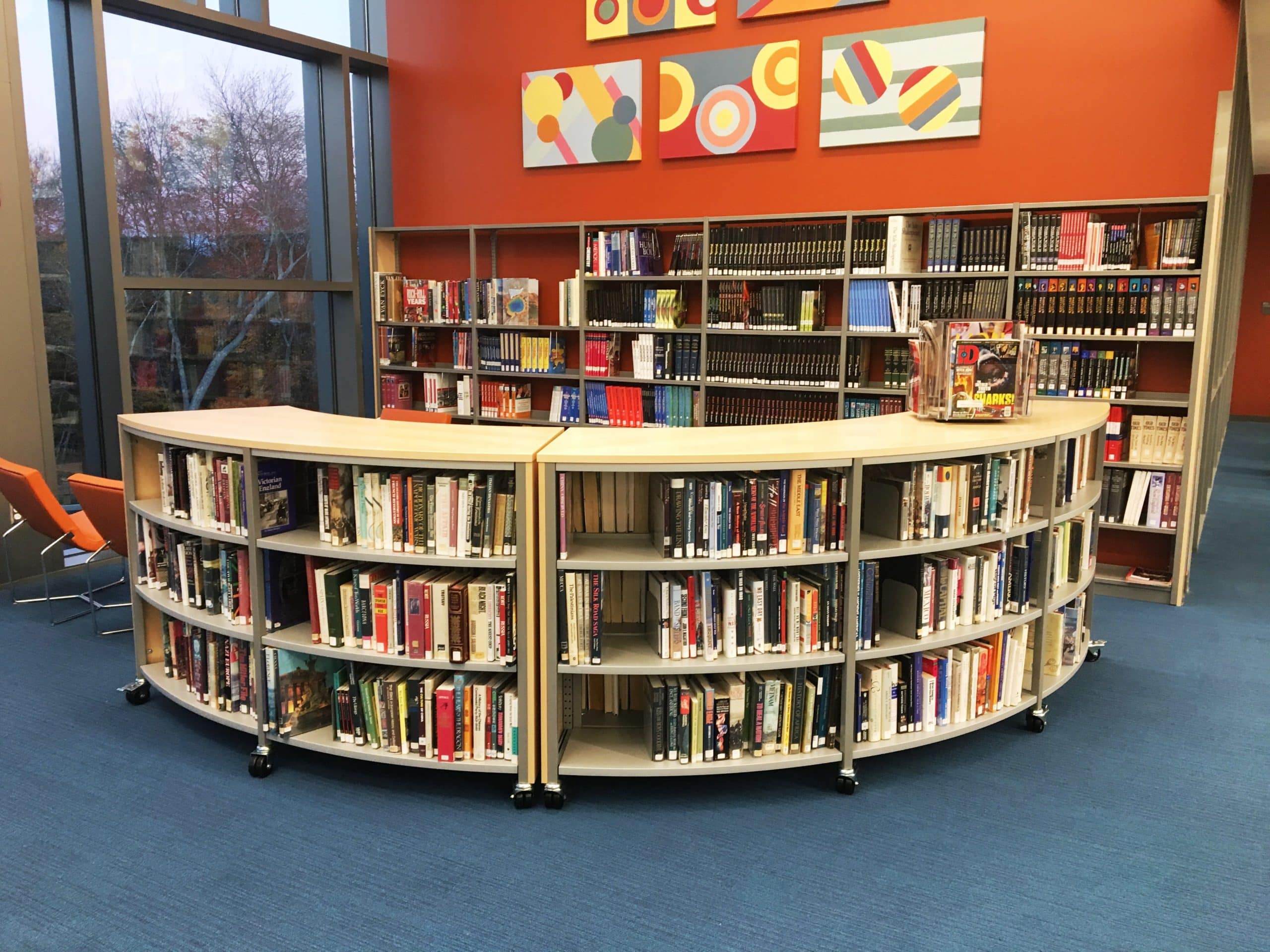 Современные стеллажи для библиотек