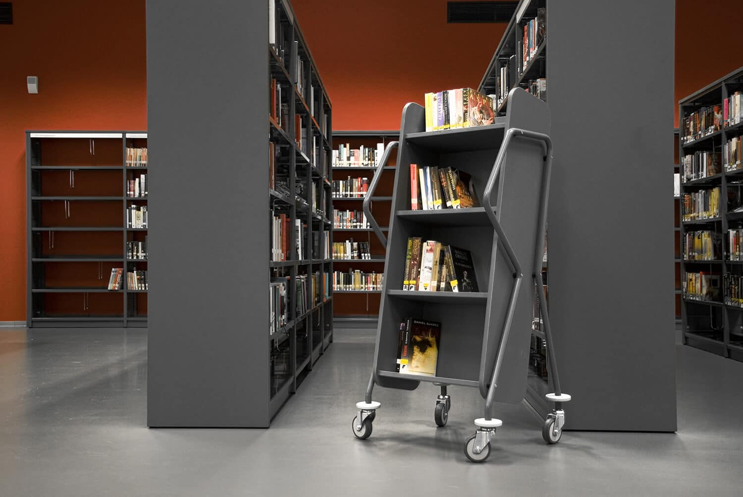 Modern Library Book Trolleys and Returns - BCI Libraries