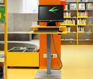 Flatline OPAC Height Adjustable Stand