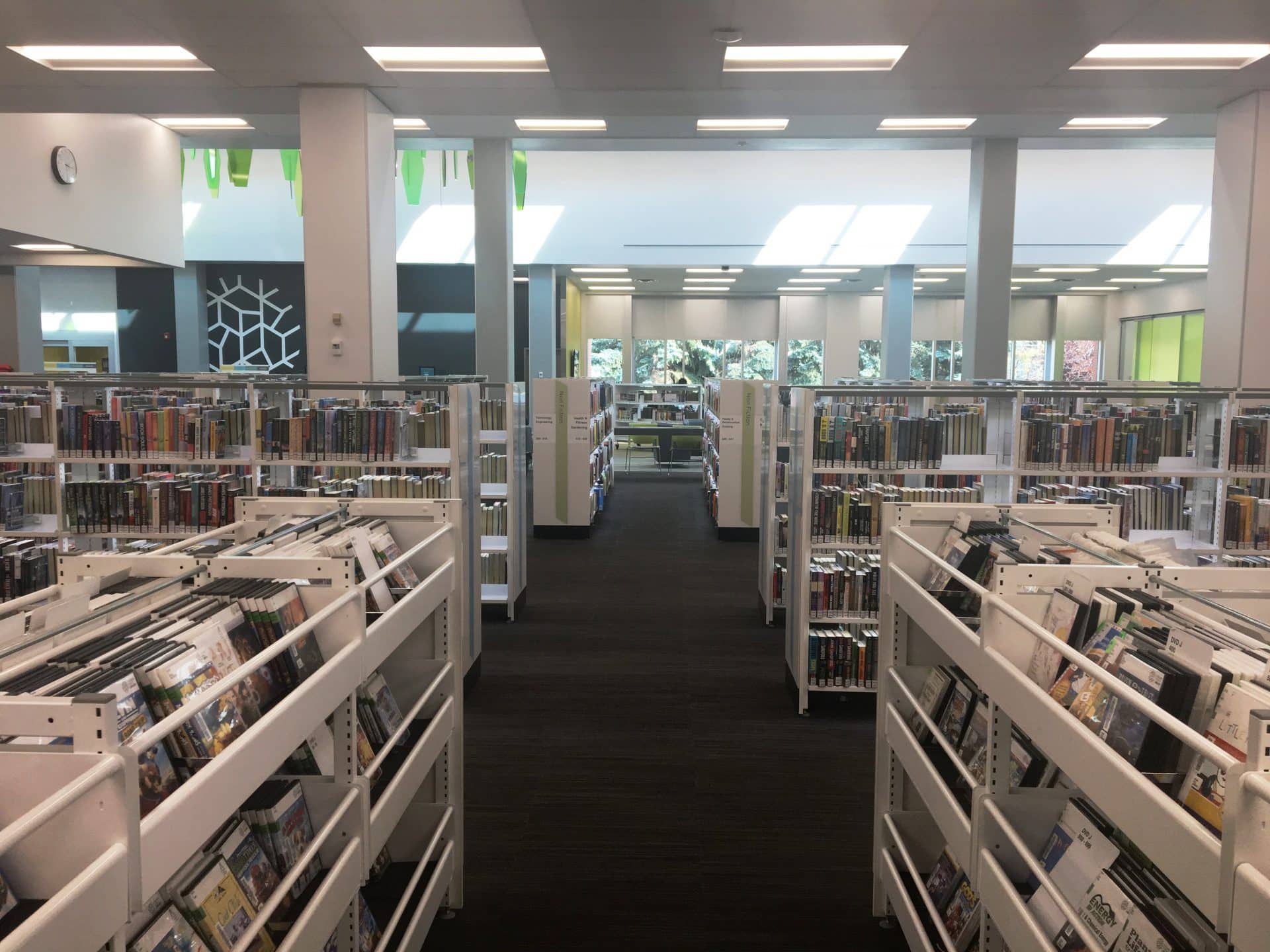 Opal Modern Library Shelving Presentation BCI Libraries