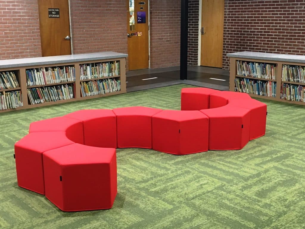 Pause Pouf Library Seating