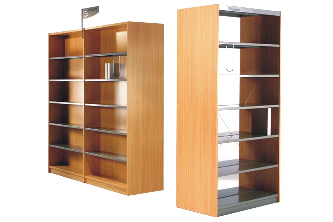 Ratio Laminate Shelving with Steel Shelves