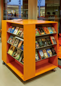 Ratio Square Display Shelving with Casters