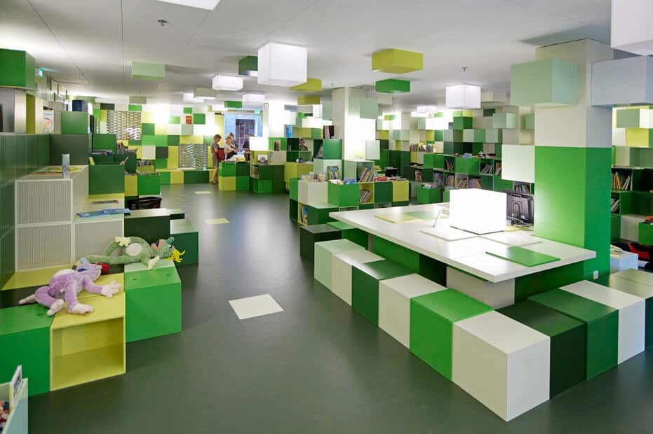 Rentemestervej Library and Cultural Centre NW, Denmark